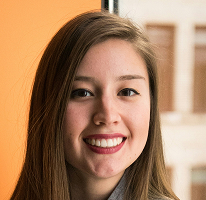 Retrato de Victoria Lawson, Directora Financiera, líder de empresa de trading financiero